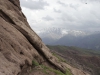 Iran, Alamut, widok z zamku Alamut.