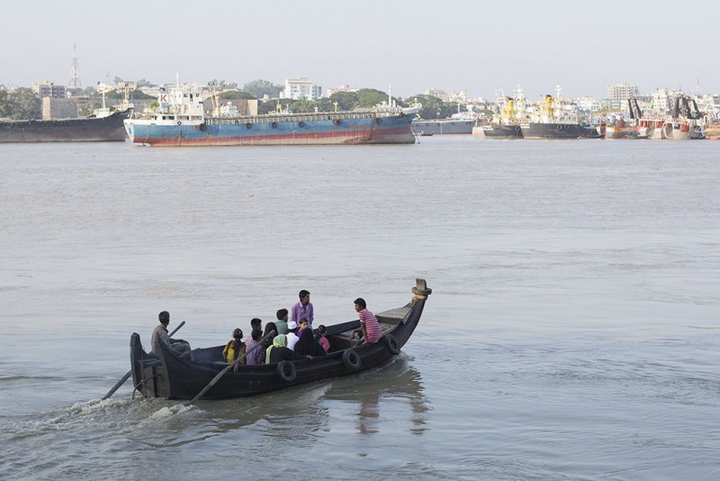 Chittagong, rzeka Karnaphuli.
