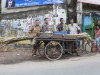 Chittagong, Saderghat i stary Chittagong. Sprzedawcy trzciny cukrowej.