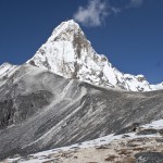Ama Dablam z okolic Advanced Base Camp.