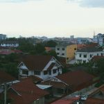 Vientiane, widok z okna.