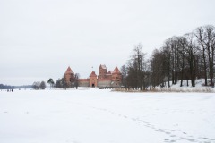 2011-01-15 - Litwa, Zamek w Trokach