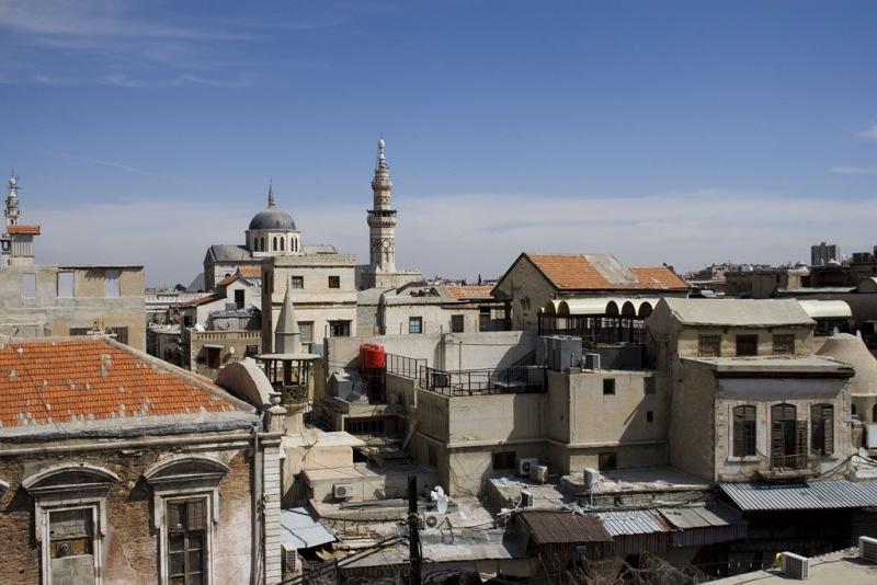 Damaszek, widok z cytadeli.