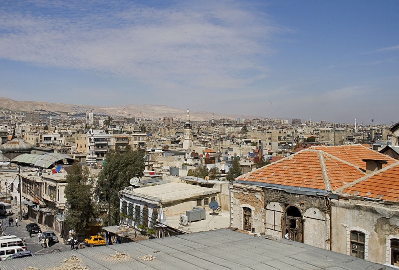Damaszek, widok z cytadeli.