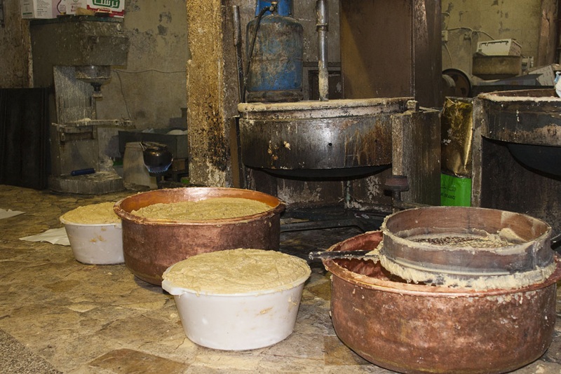 Aleppo, wizyta w piekarni.