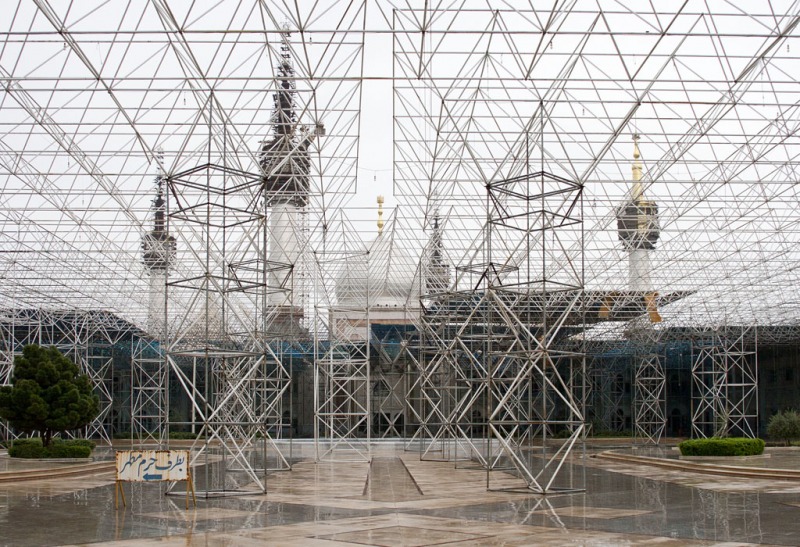 Mauzolem Khomeiniego od środka.