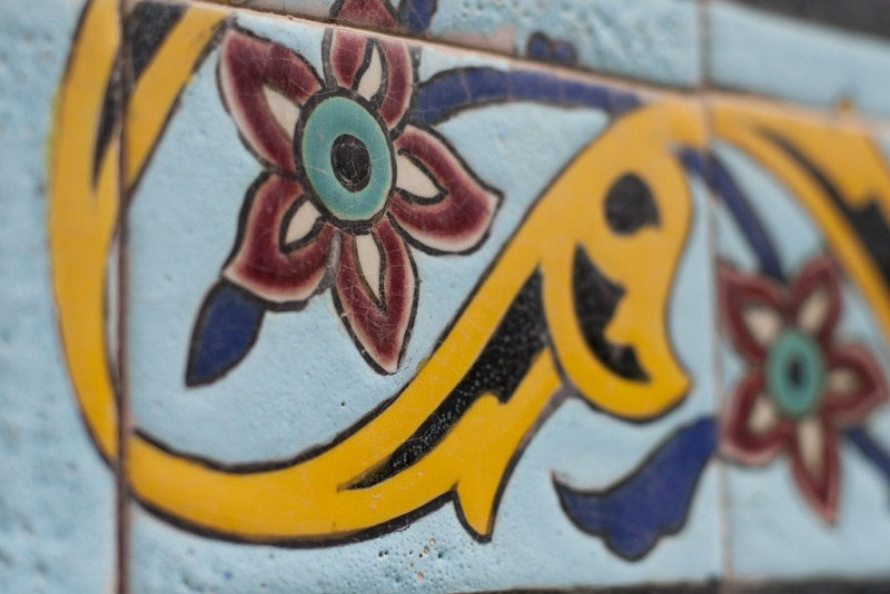 Pałac Golestan - mozajki.