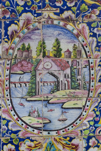 Pałac Golestan - mozajki.