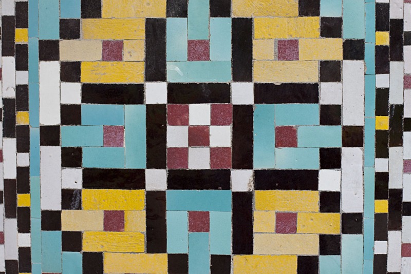 Pałac Golestan - mozajki.