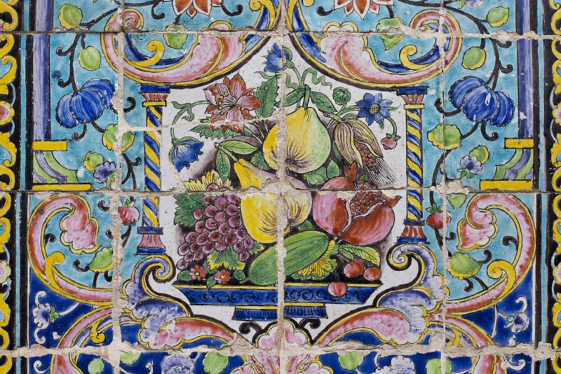 Pałac Golestan - mozajki.