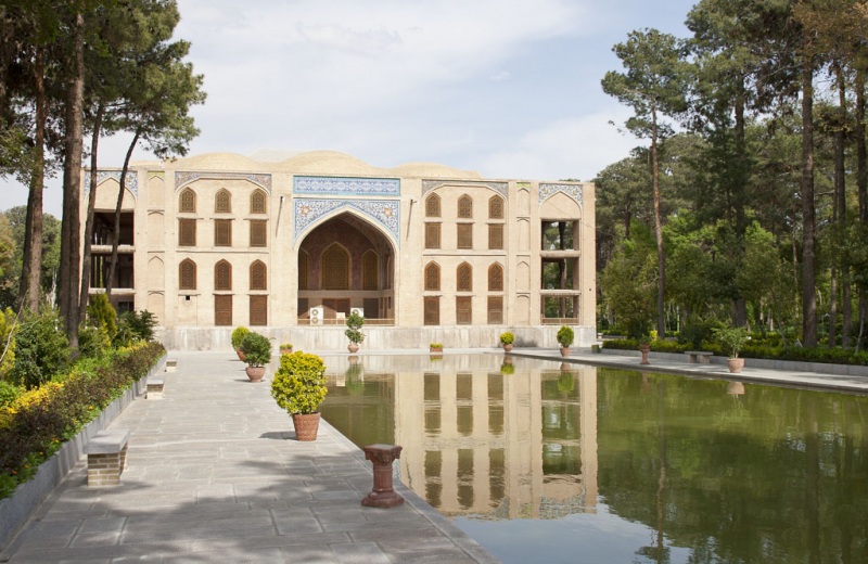 Pałac Hasht Behesht od drugiej strony.