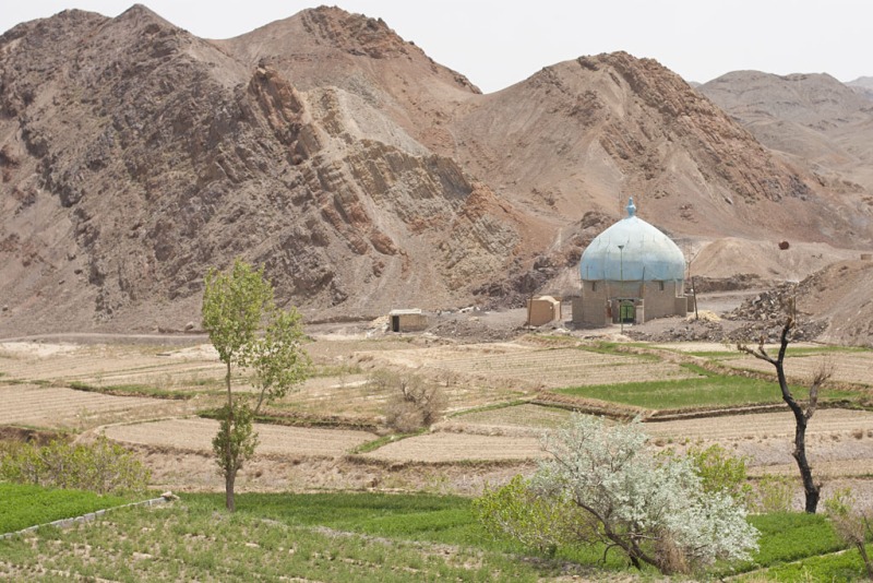 Kharanaq. Widok na meczet.