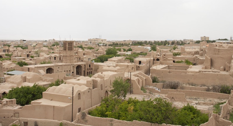 Meybod, panorama miasta.