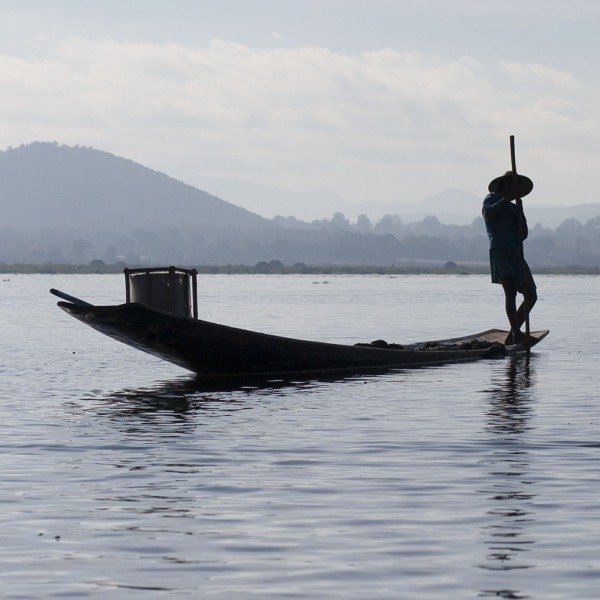 Rybacy na Inle.