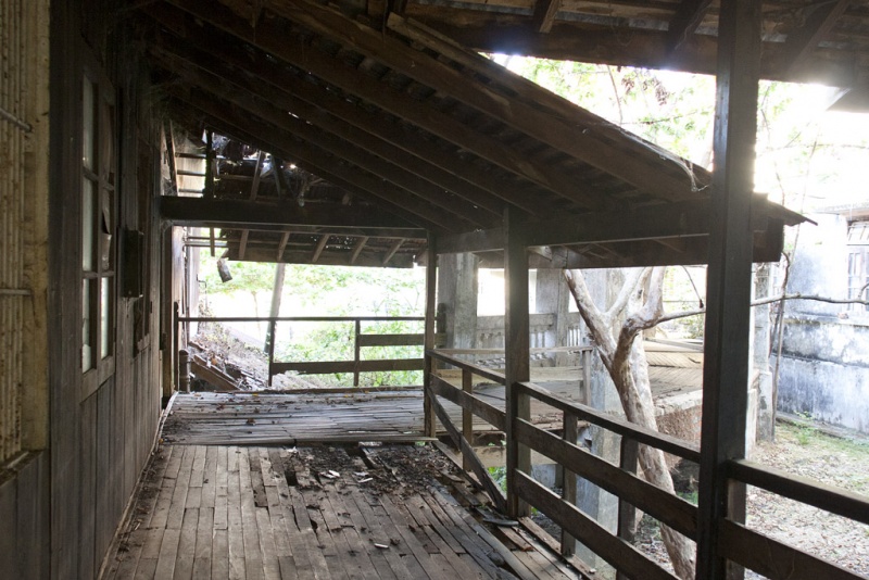 Opuszczony kolonialny budynek - Mount Hope - w Mawlamyine.