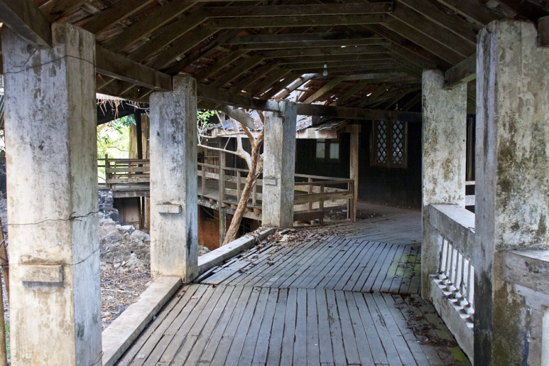 Opuszczony kolonialny budynek - Mount Hope - w Mawlamyine.