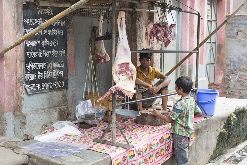 Dhaka, Stara Dhaka, mięsny.