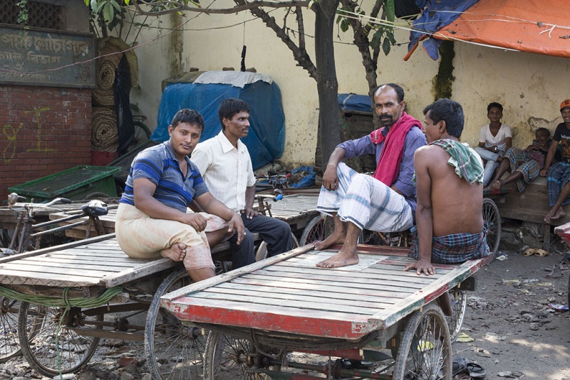 Dhaka, Stara Dhaka, rykszarze.