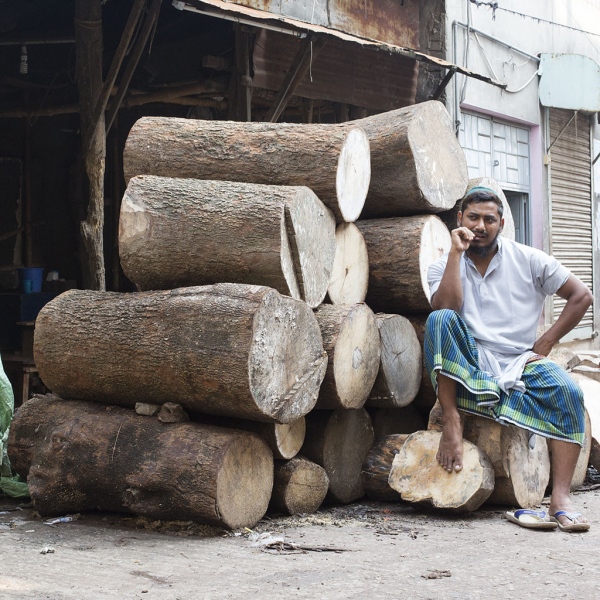 Dhaka, Stara Dhaka, drwal.