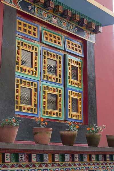 Kathmandu, Boudha, klasztor Shechen.