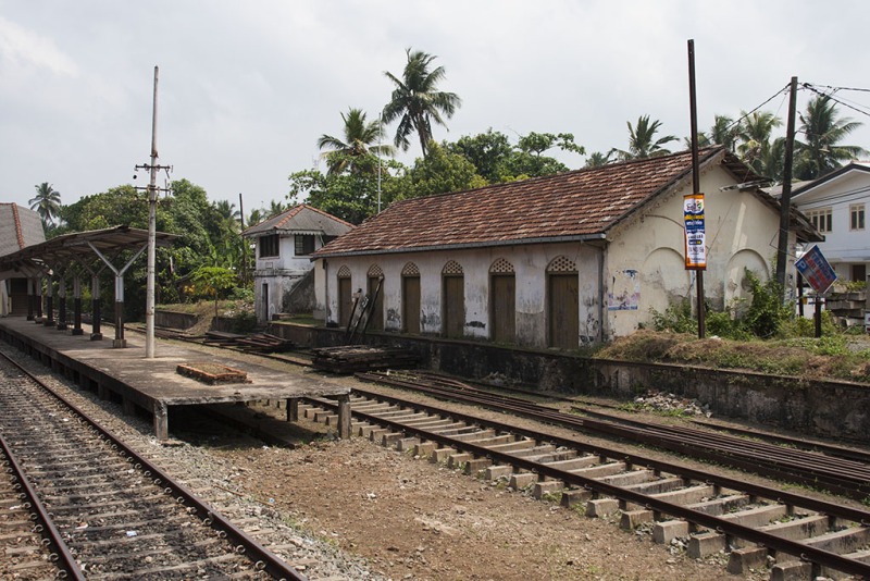Pociąg z Colombo do Hikkaduwy.