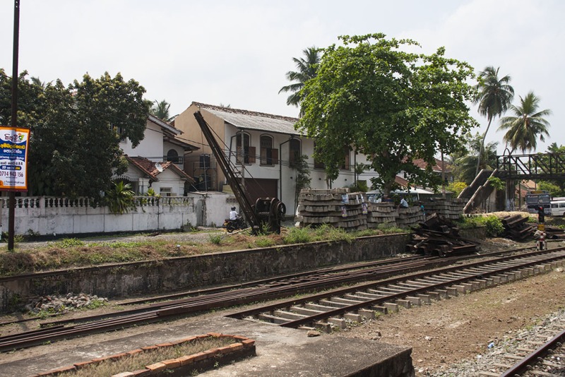 Pociąg z Colombo do Hikkaduwy.