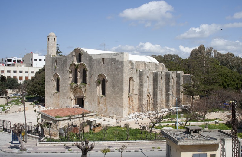 Katedra w Tartus - widok z okna hostelu.