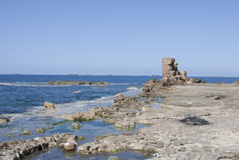 Resztki warowni krzyżowców