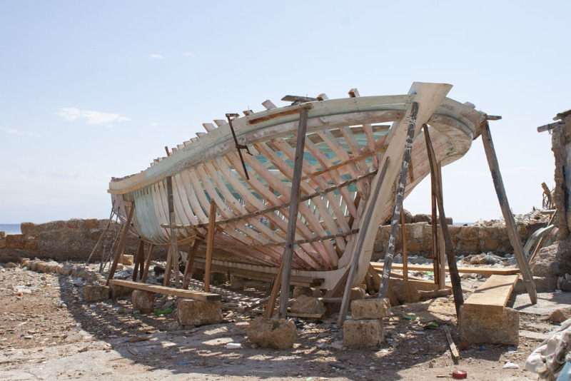 Stocznie na wyspie Arwad